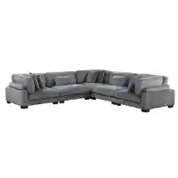 Homelegance Traverse Charcoal 5-Piece Sectional