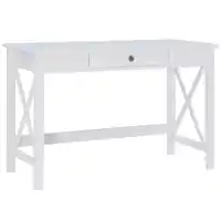 Powell Antique White Laptop Desk with 1 Drawer