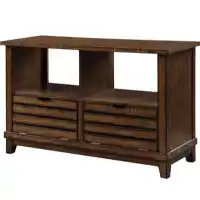 Acme Brown Finish Console Table with Storage