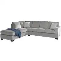 Ashley Alki Alloy 2-Piece Sectional with Left-Hand Chaise