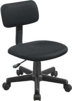 Coaster Black Fabric Desk Chair