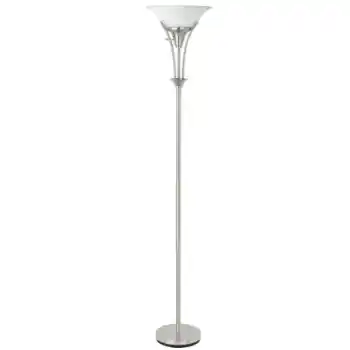 Coaster Brushed Steel Floor Lamp