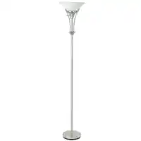 Coaster Brushed Steel Floor Lamp