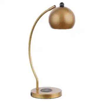 Coaster Gold Table Lamp with Wireless Charger