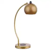 Coaster Gold Table Lamp with Wireless Charger