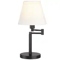 Coaster Black Swing-Arm Table Lamp