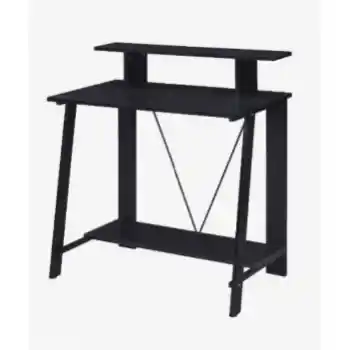 Acme Distressed Black Finish Writing Desk
