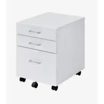 Acme White File Cabinet