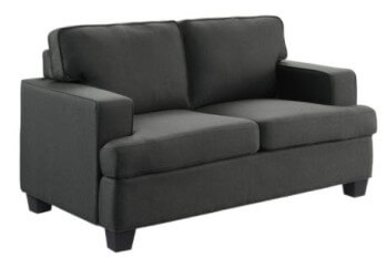Homelegance Elmont Charcoal Loveseat