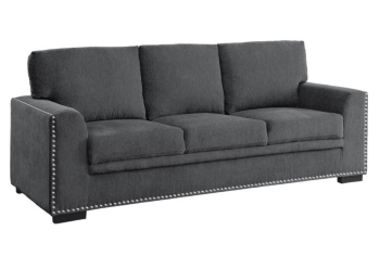 Homelegance Morelia Charcoal Fabric Sofa
