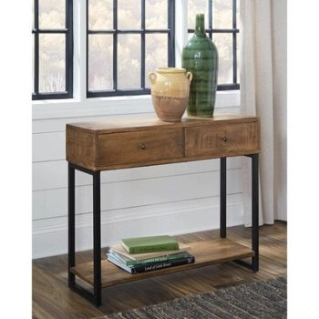 Coaster Rustic Hardwood Console Table