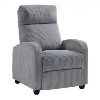 Homelegance Maye Dark Grey Pushback Recliner