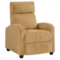 Homelegance Maye Yellow Pushback Recliner