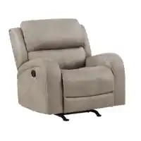 Homelegance Pagosa Light Brown Microsuede Rocker/Recliner