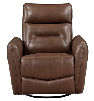 Homelegance Thomas Cognac Leather Swivel Glider/Recliner