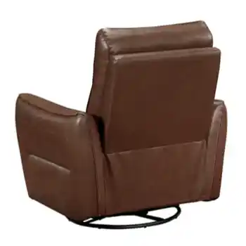 Homelegance Thomas Cognac Leather Swivel Glider/Recliner