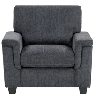 Homelegance Chelsea Dark Grey Chenille Chair