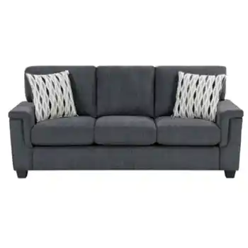 Homelegance Chelsea Dark Grey Chenille Sofa