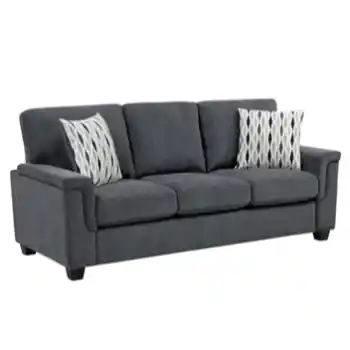 Homelegance Chelsea Dark Grey Chenille Sofa