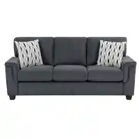 Homelegance Chelsea Dark Grey Chenille Sofa