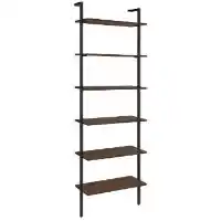 Coaster Owens 6-Shelf Wall Bookcase