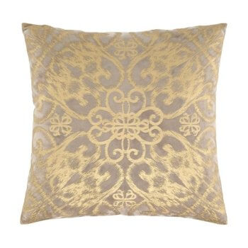 Ashley Taupe & Gold Throw Pillows (set of 2)
