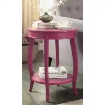 Acme Barbie Pink Round End Table