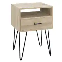 Stanley Ranger Birch Hairpin Leg Nightstand