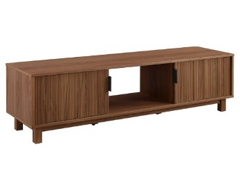 Stanley Ranger Mocha Finish 58-Inch TV Stand with Reeded Door Accents