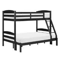 Homelegance Lani Black Twin Over Full Bunk Bed