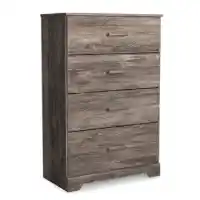 Ashley Blakely Grey Brown 4-Drawer Chest