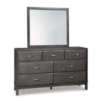 Ashley Caitlin 7-Drawer Dresser with Mirror