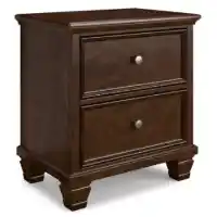 Ashley Darren Brown 2-Drawer Nightstand