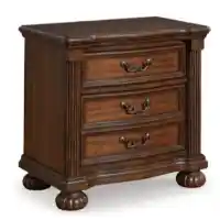 Ashley Lexington Cherry Finish 2-Drawer Nightstand