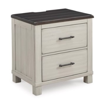 Ashley Dearborn Two-Tone Nightstand