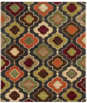 Rizzy Bradberry 2-6 x 8 Handtufted Wool Area Rug Runner