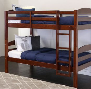 Stanley Ranger Espresso Finish Twin Over Twin Bunk Bed