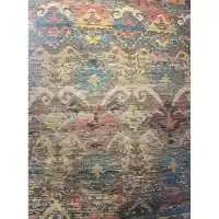 KAS Casablanca Teal Sand Cyrus Area Rug 5-3 x 7-7
