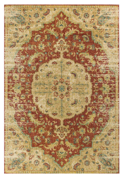 KAS Casablanca Spice Sand Condesa Area Rug 5-3 x 7-7