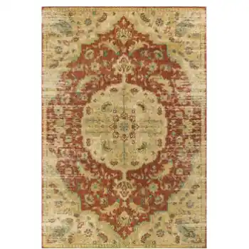 KAS Casablanca Spice Sand Condesa Area Rug 5-3 x 7-7