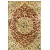 KAS Casablanca Spice Sand Condesa Area Rug 5-3 x 7-7