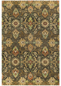 KAS Casablanca Mocha Valencia Area Rug 7-10 x 11-2