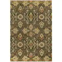 KAS Casablanca Mocha Valencia Area Rug 5-3 x 7-7