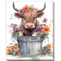 Streamline Baby Highland Cow II 16x20 Wall Art