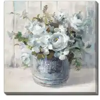 Streamline Garden Blooms I 16x16 Wall Art