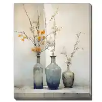 Streamline Happy Vases I 16x20 Wall Art