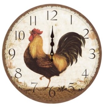 Yosemite Home Rooster Wall Clock