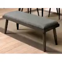 Furniture of America Grey Mid-Century Bench