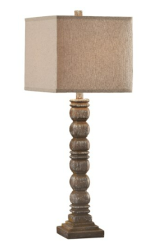 Crestview Hurst Table Lamp with Square Shade