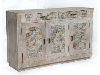 Crestview Bengal Manor Reclaimed Mango Sideboard